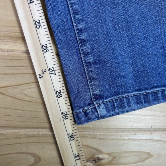 NYDJ Jeans Womens 8 Lift Tuck Technology Legging Mid Rise Skinny Denim Blue Jean - Picture 9 of 10